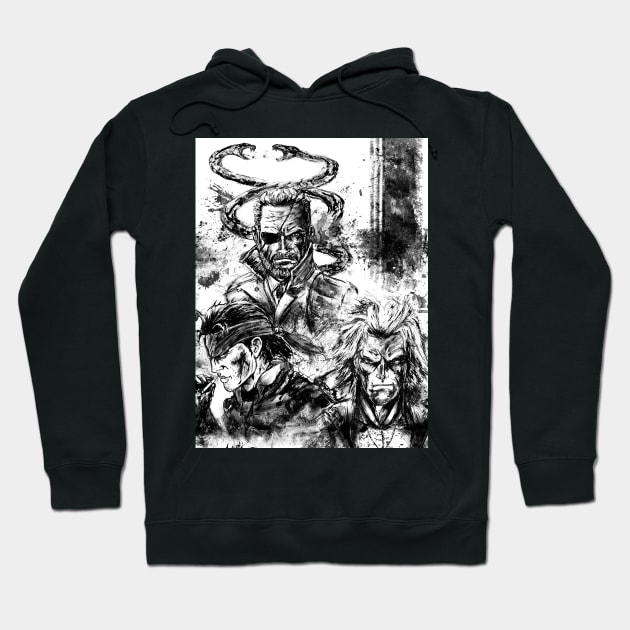 Metal Gear Solid Hoodie by Art Of Lunatik